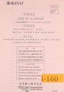 Ikegai-Ikegai TUR30, NC Lathes Tooling Manual 2006-TUR30-01
